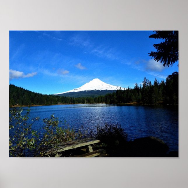 Poster Lago Trillium, OR (Frente)
