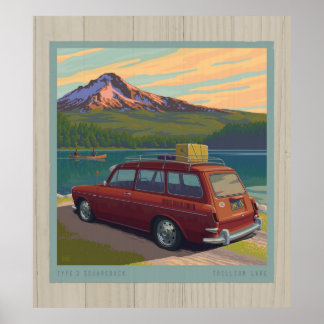 Poster Lago Trillium, sem placa de licença