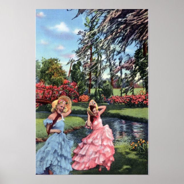 Póster Lago Wales Florida Southern Bells (Frente)