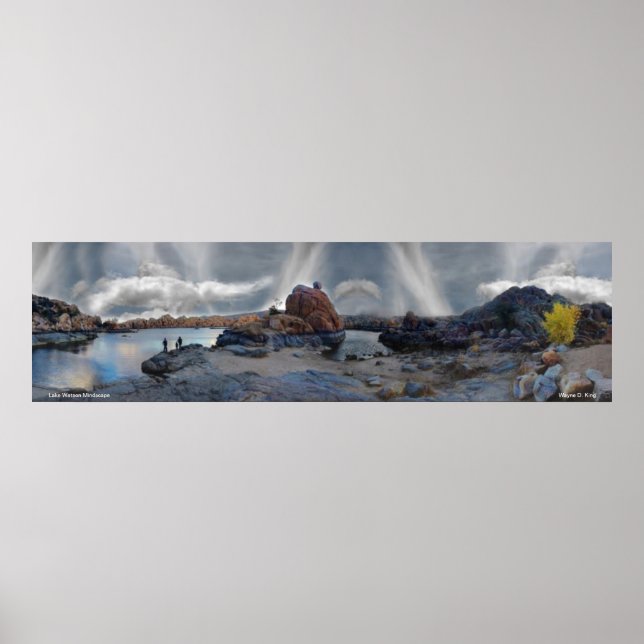 Póster Lago Watson Mindscape, Prescott Arizona (Frente)