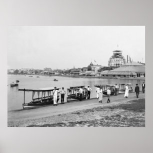 Poster Lago Wesley, Parque Asbury: 1901