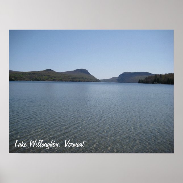 Póster Lago Willoughby Poser 1 - Personalizado (Frente)