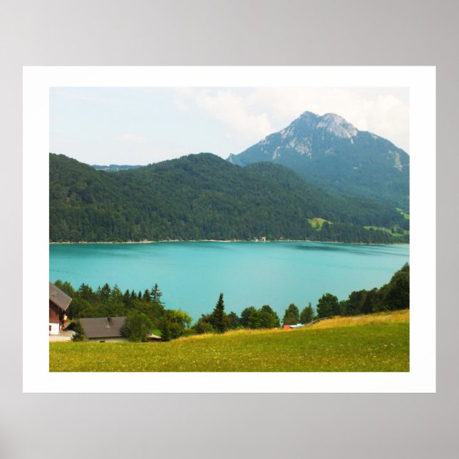 Póster Lago Wolfgangsee (Frente)