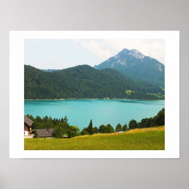 Póster Lago Wolfgangsee (Frente)