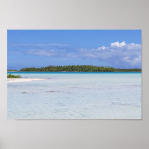 Poster Lagoa Azul de Rangiroa