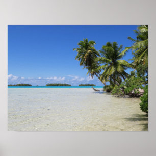 Poster Lagoa Azul de Rangiroa
