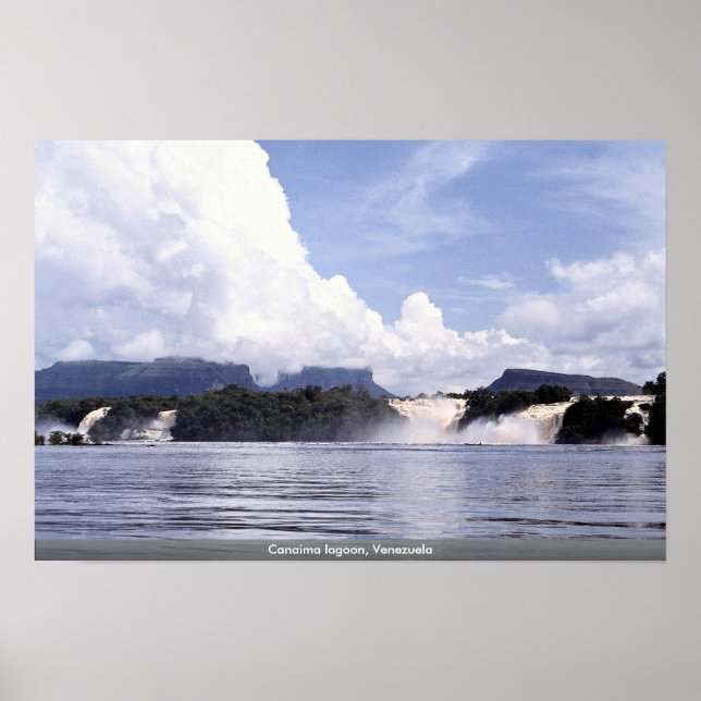 Póster Lagoa Canaima, Venezuela (Frente)