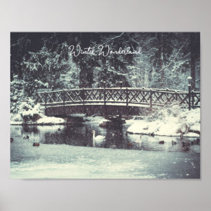 Poster Lagoa de inverno
