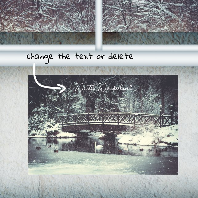 Poster Lagoa de inverno (Criador carregado)