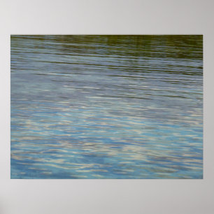 Poster Lagoa de Mangrove Caribe Azul