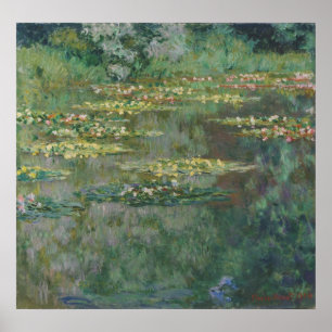 Poster Lagoa de Nenúfares de Claude Monet, Arte Fino Anti