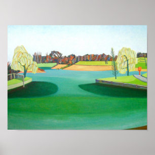 Póster Lagoa do inverno