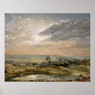 Póster Lagoa do monte do ramo de John Constable  ,