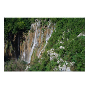 Póster Lagos de Plitvice Croácia