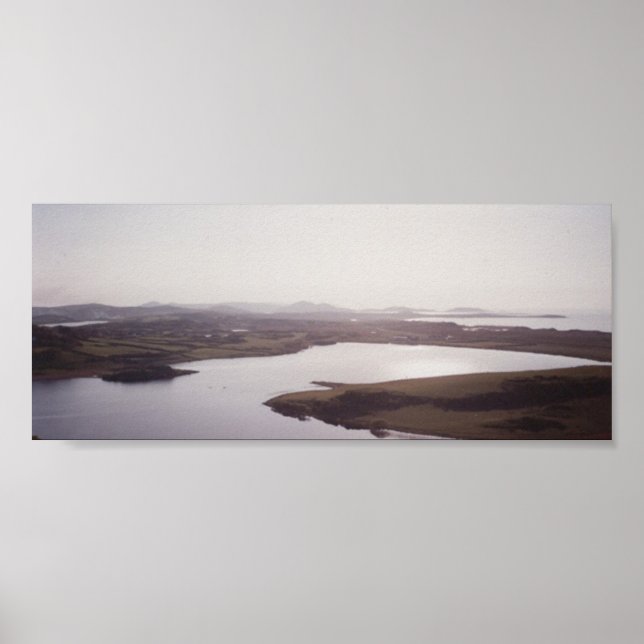 Póster Lagos e Montanhas, West Donegal (Frente)
