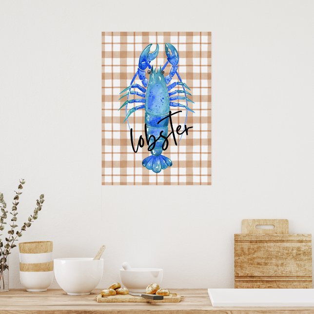Poster Lagosta (Cozinha)