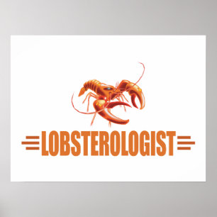 Poster Lagosta Engraçada