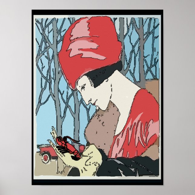Póster Lagostim: Red Hat Gal (Frente)