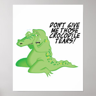 Póster lágrimas de crocodilo