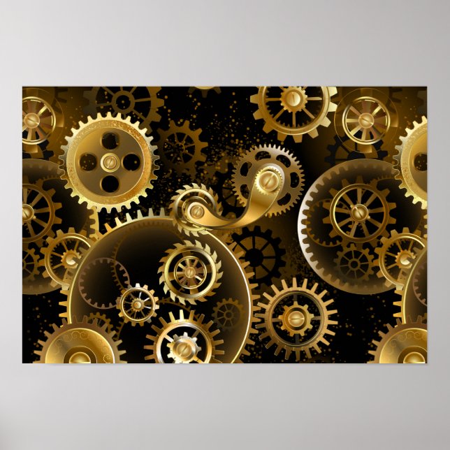 Poster Lágrimas de latão sem costura (Frente)