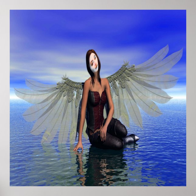 Póster Lágrimas de oceano (Frente)