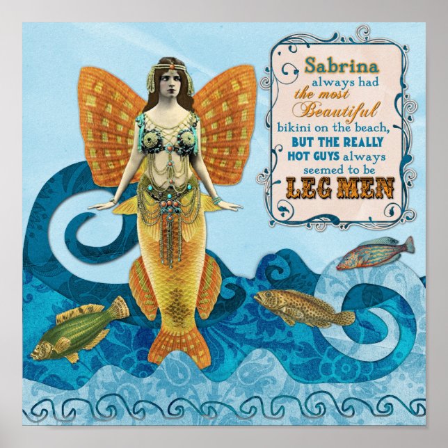 Poster Lágrimas de Sereia (Frente)