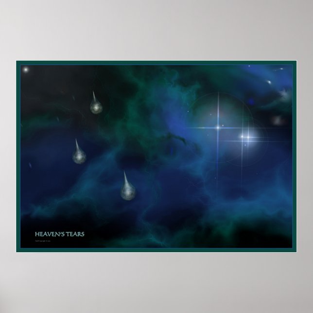 Póster Lágrimas do céu (Frente)