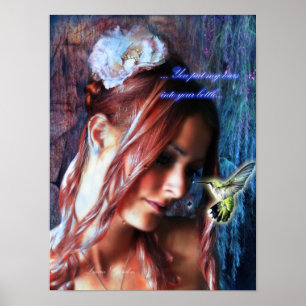 Póster 'Lágrimas em uma Garrafa Inspiracional'