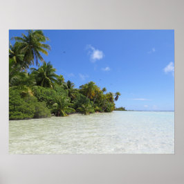 Poster Laguna Azul de Rangiroa