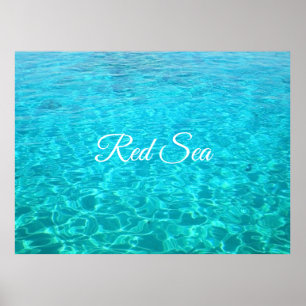 Poster Laguna Azure no mar Vermelho