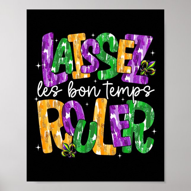 Poster Laissez Les Bons Temps Rouler Deixe os Bons Temps  (Frente)