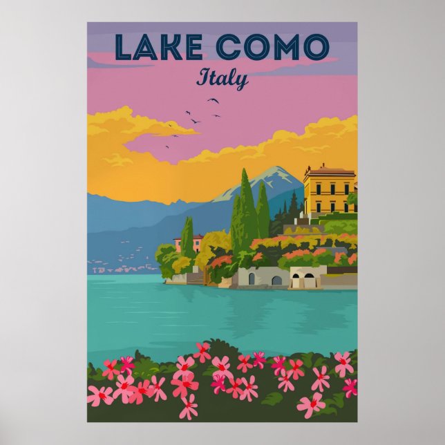 Poster Lake Como, Italy (Frente)