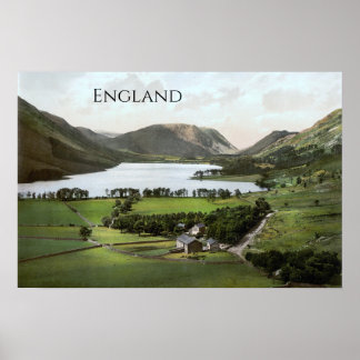 Poster Lake District, Inglaterra (1900)