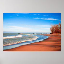 Poster Lake Erie Beach – Tranquil Shoreline Photography
