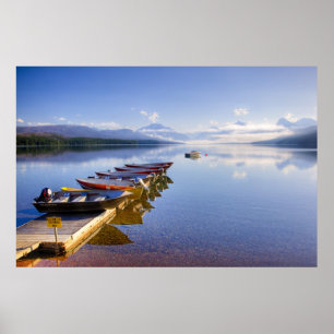 Poster Lake McDonald, Glacier National Park, Montana,