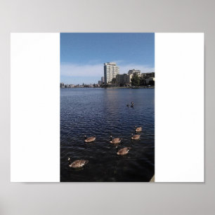 Póster Lake Merritt Foto de Ahsek Novel