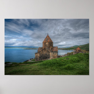 Póster Lake Sevan, Armenia