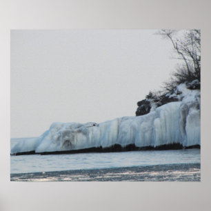 Poster Lake Superior Ice Print
