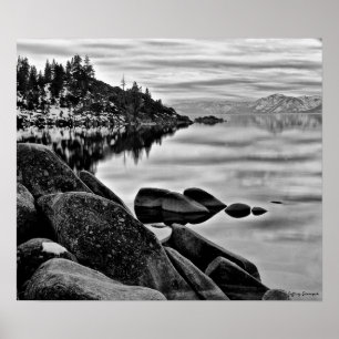 Póster Lake Tahoe norte