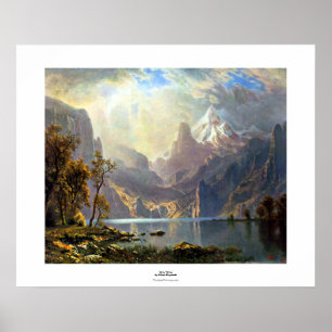 Póster Lake Tahoe que pinta a arte de Nevada por Albert