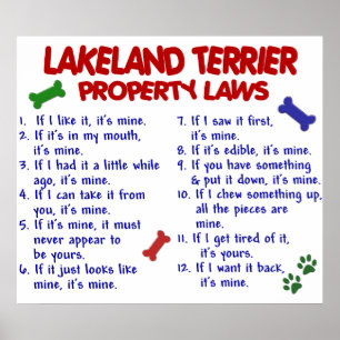 PÓSTER LAKELAND TERRIER PL2