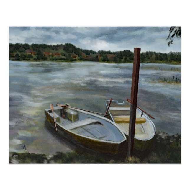 Póster Lakeside Norueguês (Frente)