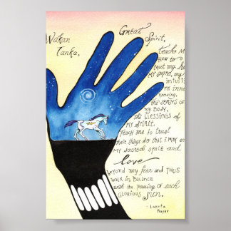 Póster Lakota Prayer