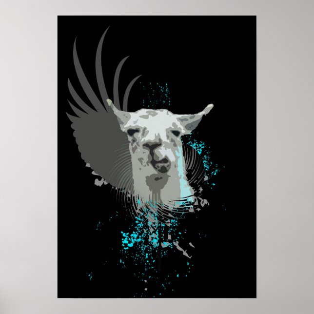 Póster lama de alta fidelidade. (Frente)