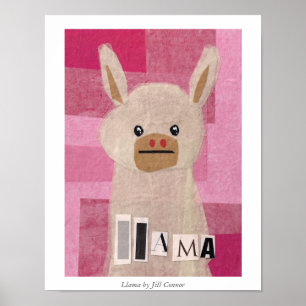 Póster Lama por Jill Connor
