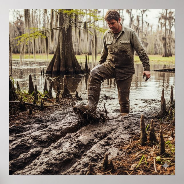 Poster Lamando pela lama (Frente)