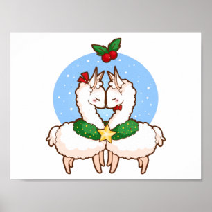 Póster Lamas do amor do feriado