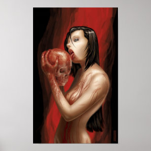 Póster Lambendo os crânios