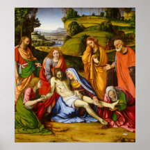 Lamentação - Andrea Solario Cartaz de Arte Fina