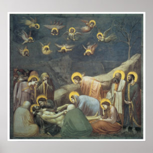 Poster Lamentação do Cristo, c.1305 Giotto